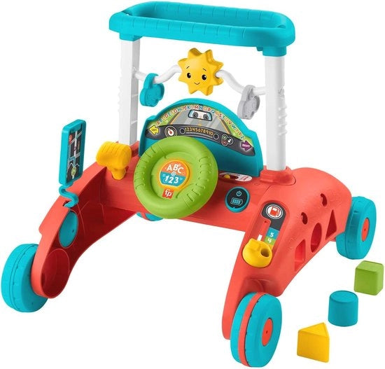 Loopwagen interattivo per bambini - Giocattolo educativo con tema auto per bambini dai 6 mesi ai 3 anni