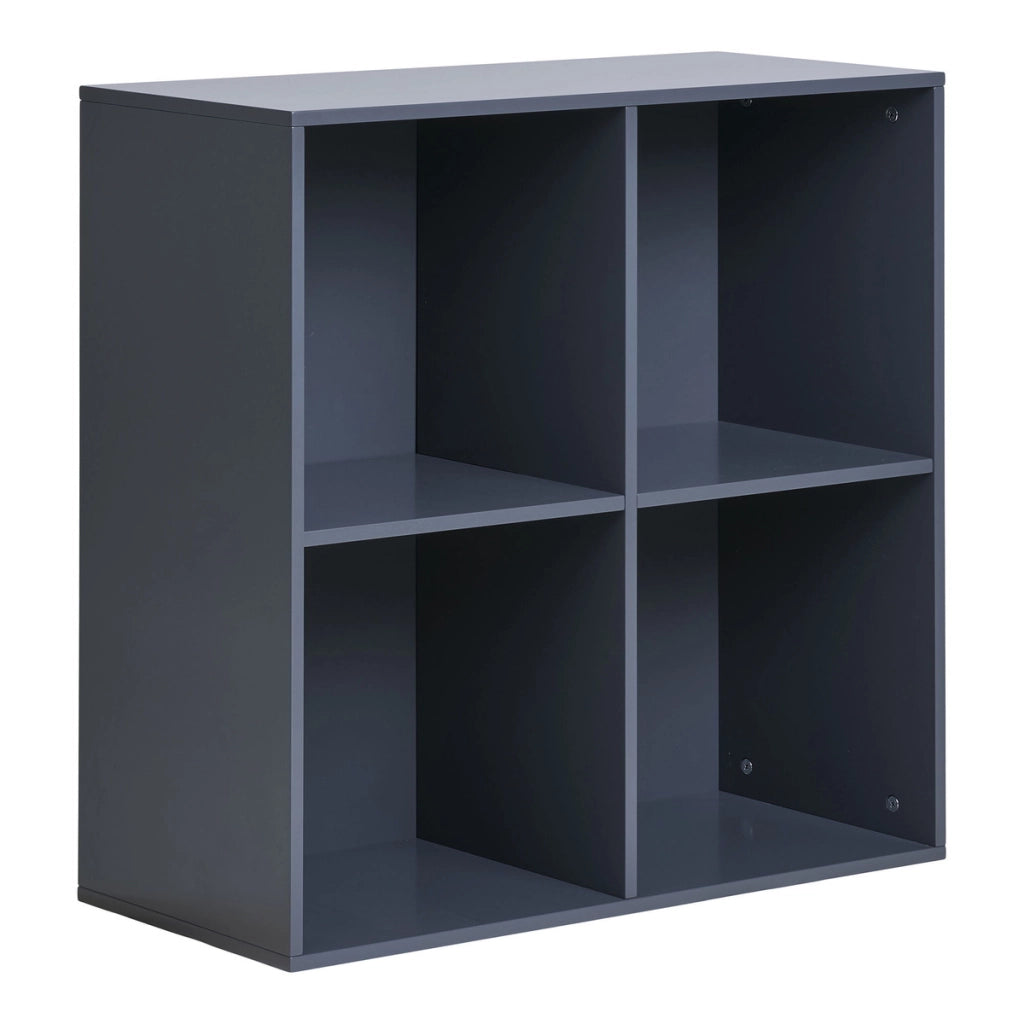 Mensola Horne, Grigio, MDF, 30x69x69 cm