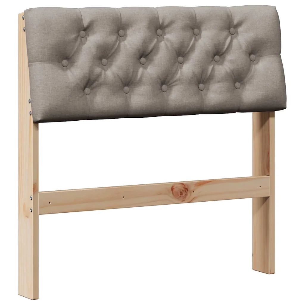Testiera imbottita Talpa 75 cm Pino massello 879207