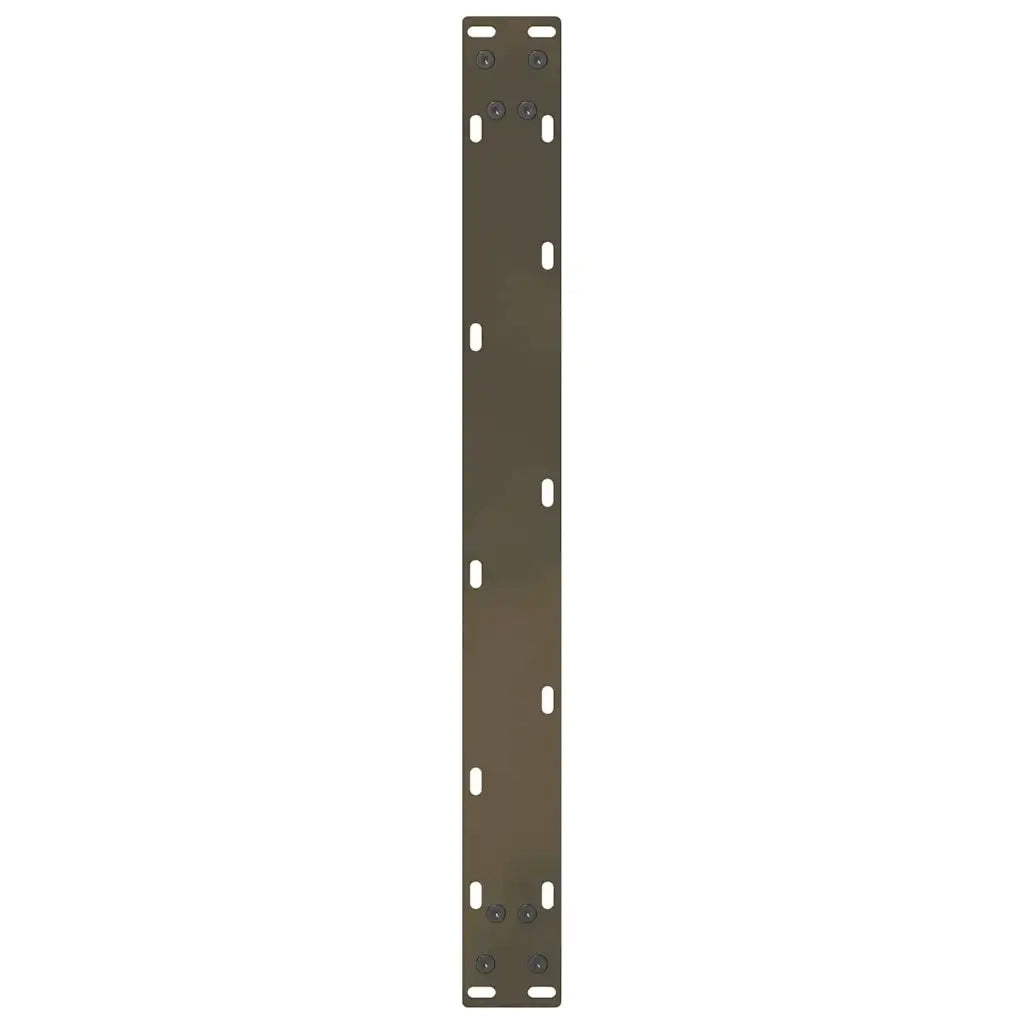 Gambe per Tavolino da Caffè in Acciaio Naturale 2 pz 60x(30-31) cm Acciaio 4013267