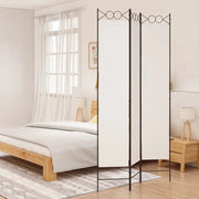Divisorio Ambienti | Divider per stanze | Paravento a 3 Pannelli bianco 120x220 cm in Tessuto