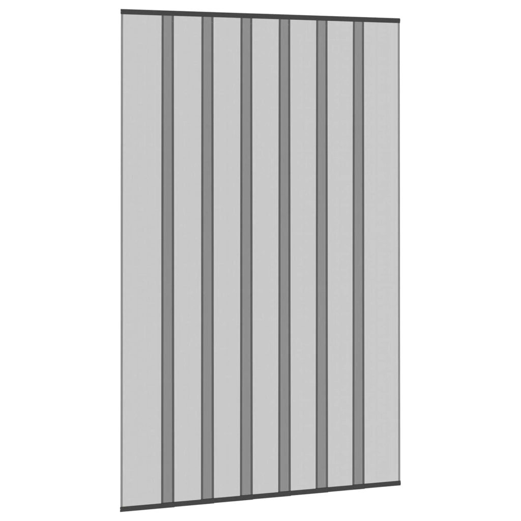 Zanzariera per porta con tenda in rete Nero 160 x 240 cm CFW2895368