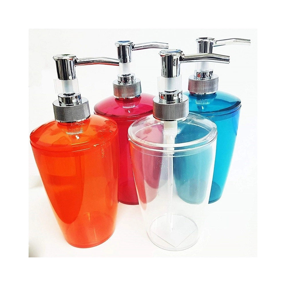 Trade Shop - Portasapone Porta Sapone 17cm In Plastica Dispenser Bagno Sapone Liquido Design -