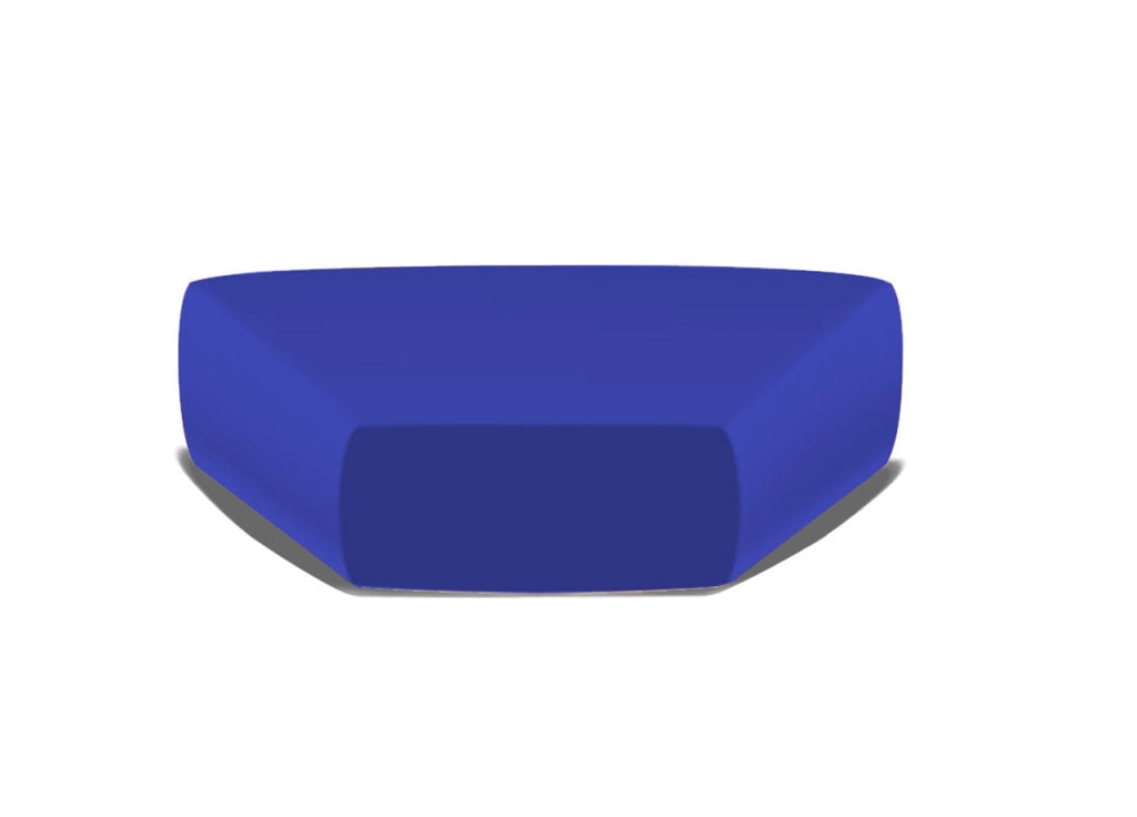 Copriseduta Per Divano Elasticizzato Antimacchia Genius In Tinta Unita - Ang Spicchio - Blu 1002