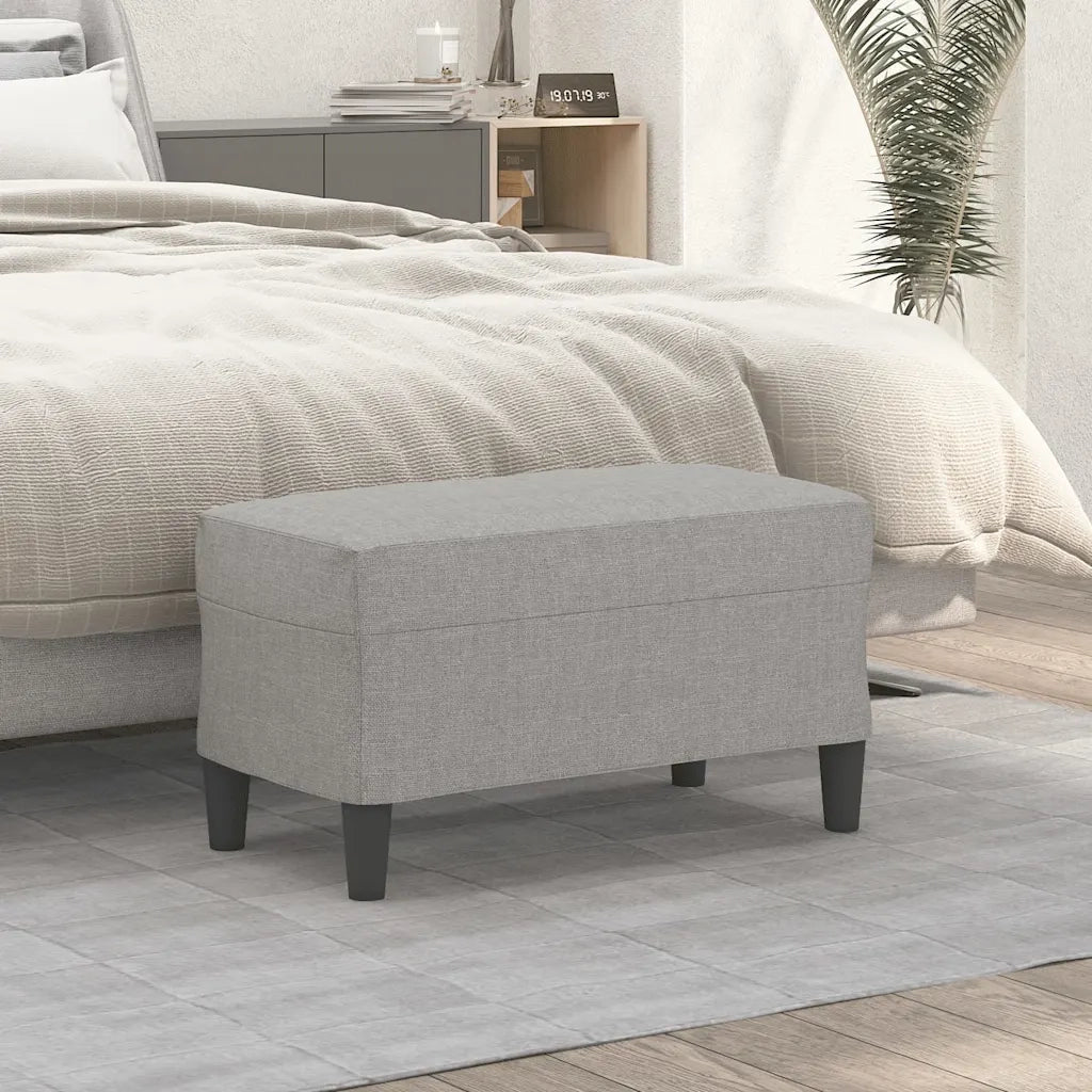 Panca Grigio chiaro 70x35x41 cm in Tessuto CFW6663859