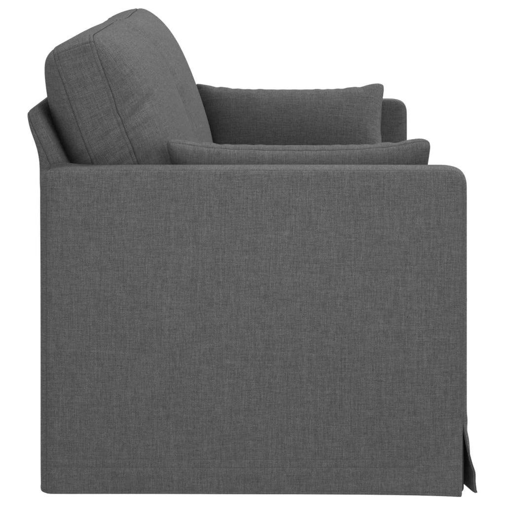 Divano | Divano da soggiorno | Sofa Grigio scuro 198 x 78 x 80 cm Tessuto