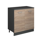 Mobile per mansarda Rion Sonoma/Antracite 80 x 83.8 cm senza inclinazione con 2 ante Vicco