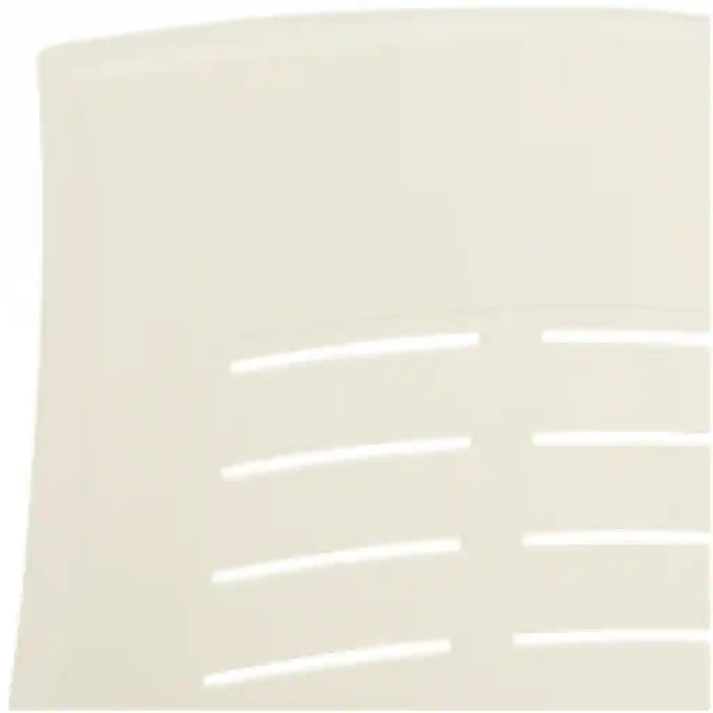 Sedie Reclinabili da Giardino 2 pz in Plastica Bianca 315830