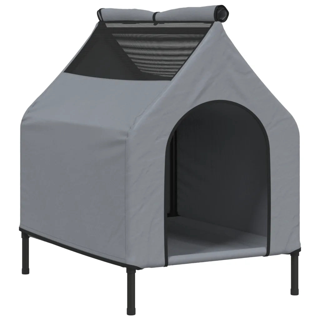Cuccia per Cani Grigio Chiaro in Tessuto Oxford e Acciaio CFW2178266