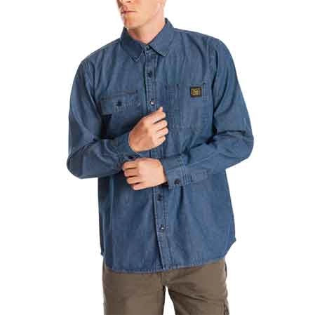 CAMICIA IN DENIM DA LAVORO 'MATT RICA LEWIS Tg. L - RICA LEWIS