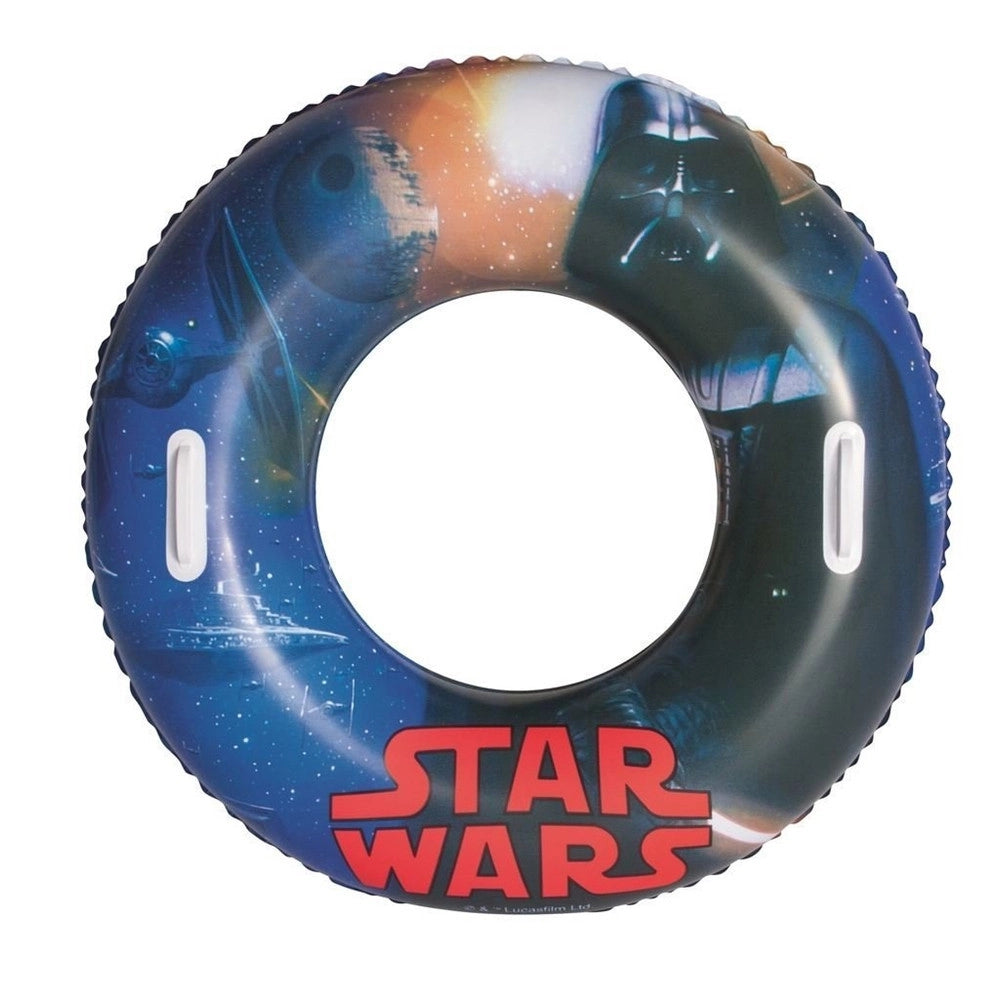 Trade Shop - Salvagente Ciambella Gonfiabile Con Maniglie Star Wars 91cm Per Mare Piscina 019952 -