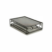 Contenitore Per Sistemare Le Capsule Di Caff Nero Metallo (31 X 21,5 X 7,5 Cm)
