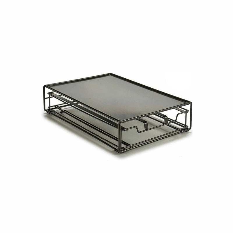 Contenitore Per Sistemare Le Capsule Di Caff Nero Metallo (31 X 21,5 X 7,5 Cm)