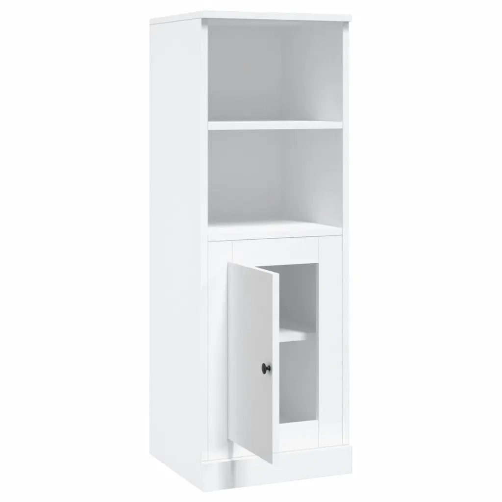 Credenza | Madia | Buffet da pranzo | Armadio da pranzo Bianca 36x35,5x103,5 cm in Legno Multistrato