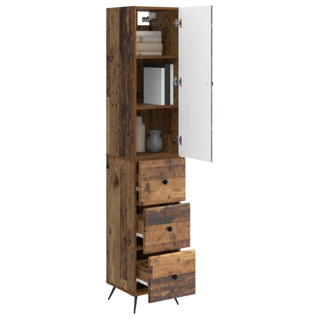 Set di armadi 2 pcs Legno antico 34,5 x 34,5 x 90 cm 3416896
