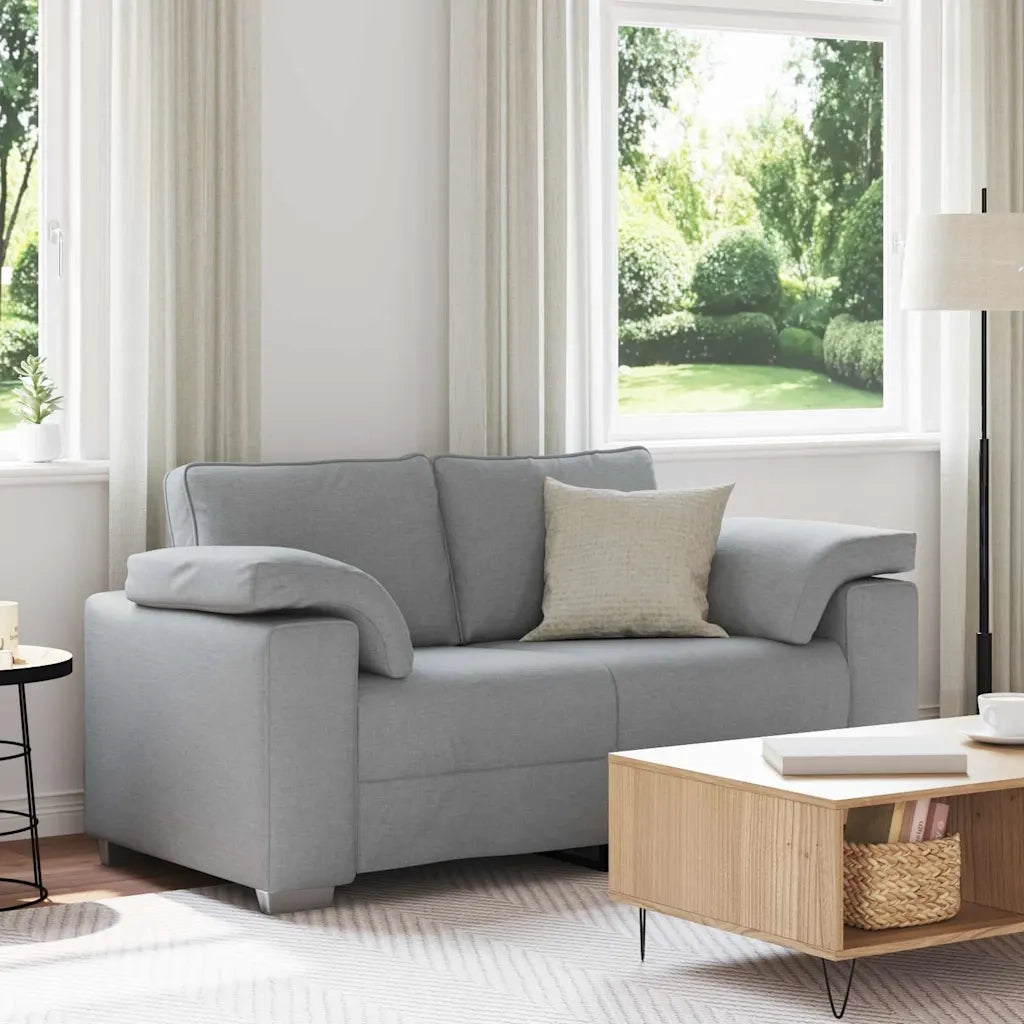 Divano-Sofa-Divanetto Grigio chiaro 160 x 77 x 82 cm Tessuto