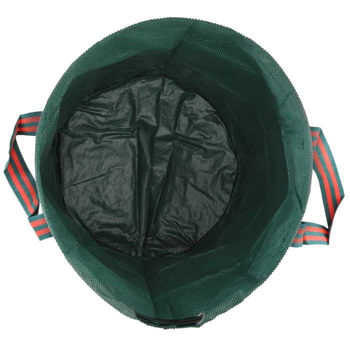 Set 3 Sacchi per Rifiuti da Giardino Ø67x76 cm da 272 L Richiudibili e Riutilizzabili Verde