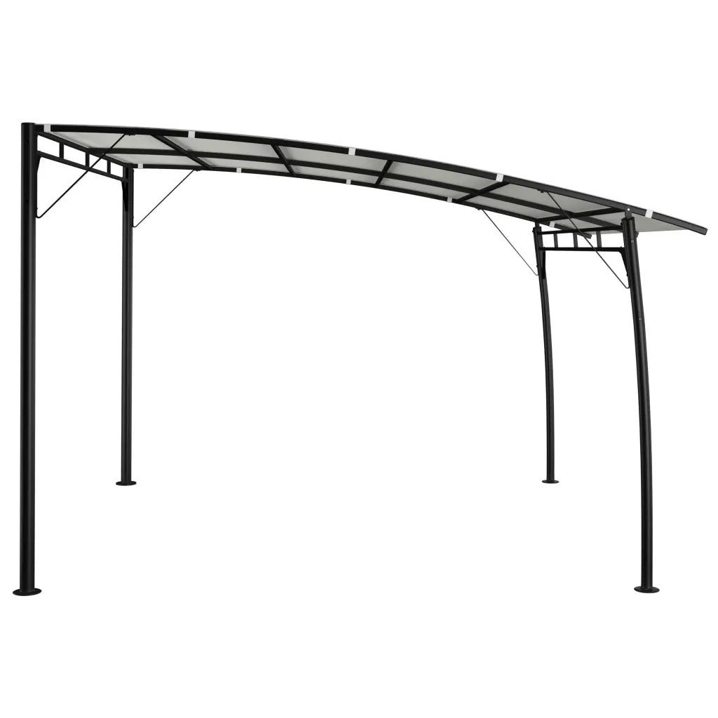 Tenda Parasole da Giardino-Tenda Gazebo 3x3x2,55 m Crema