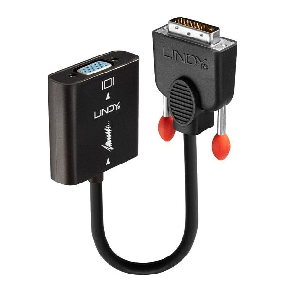 Lindy 38189 cavo e adattatore video 0,1 m dvi-d vga (d-sub) nero