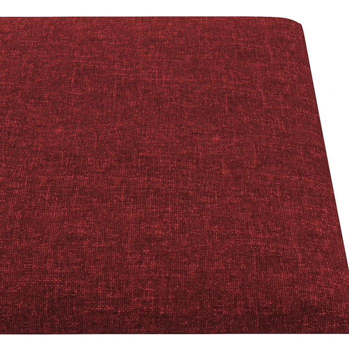 Pannelli Murali 12 pz Rosso Vino 90x15 cm Tessuto 1,62 mÂ² cod mxl 25770