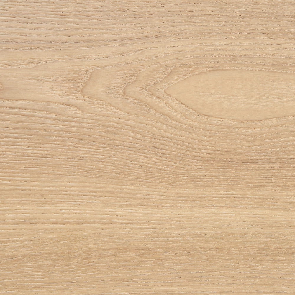 Set di 2 sedie da pranzo con struttura e gambe in legno di gomma chiaro stile minimalista