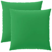 Federa 2 pcs HEERLEN Verde 60 x 60 cm Poliestere 912695