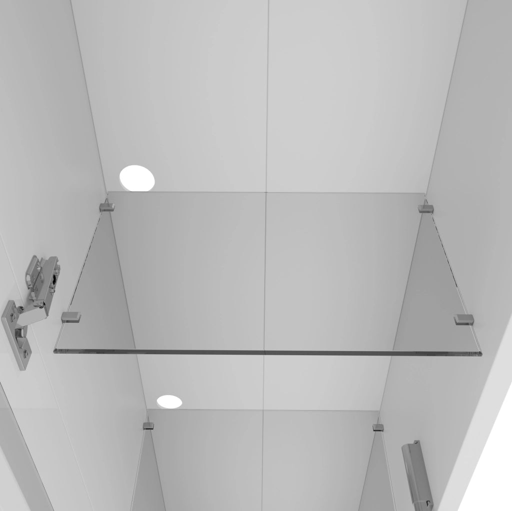 Vetrina multifunzione 40x29x170 cm con 4 ripiani; luce LED multicolore APP e vetro; bianca