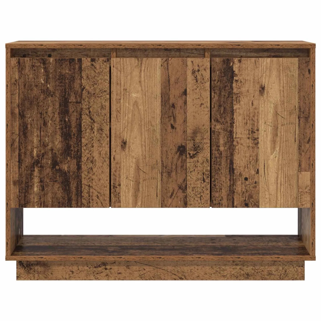 Credenza | Madia | Buffet da pranzo | Armadio da pranzo Legno vecchio 97 x 29 x 75 cm Legno multistrato