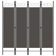 Paravento a 4 Pannelli Antracite 160x180 cmcod mxl 73424