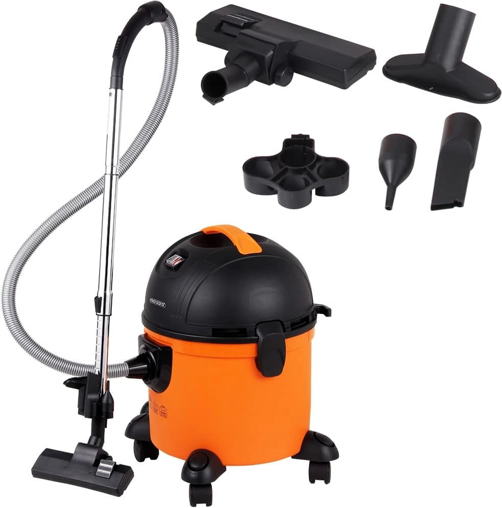 Aspirapolvere Wet Dry 1200W Sacco 15L Contenitore con Accessori Pulitore Pavimento Sporco
