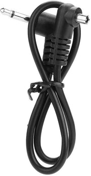 Cavo sincronizzazione di alta qualità in plastica - Jack 3,5 mm - Male Flash PC - Sincronizzazione flash - Leggero - Bloccaggio a vite - Cavo sincronizzazione flash