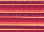 Copritutto Disegno Colorado - 180x280 - Rosso