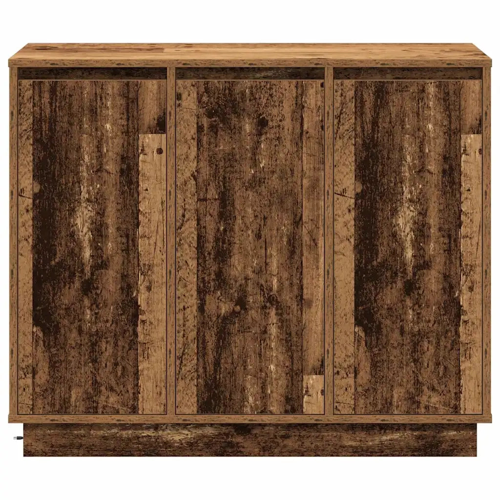 Madia LED Legno vecchio 90 x 32 x 75 cm Legno multistrato 869680