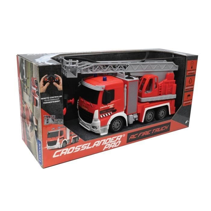 LEXIBOOK - CROSSLANDER PRO - Camion dei pompieri telecomandato con effetti sonori e luminosi