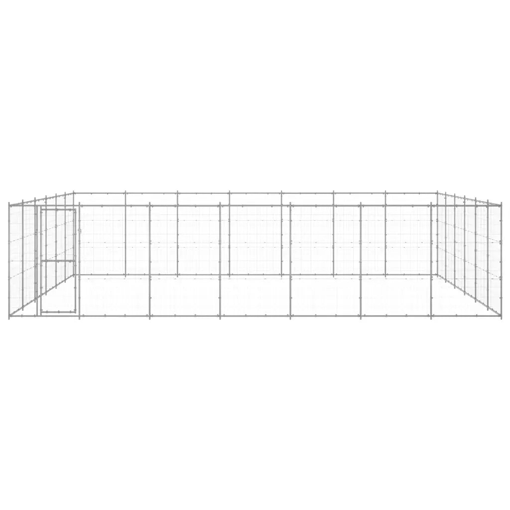Gabbia per Cani da Esterno in Acciaio Zincato 50,82 mÂ² cod mxl 59985