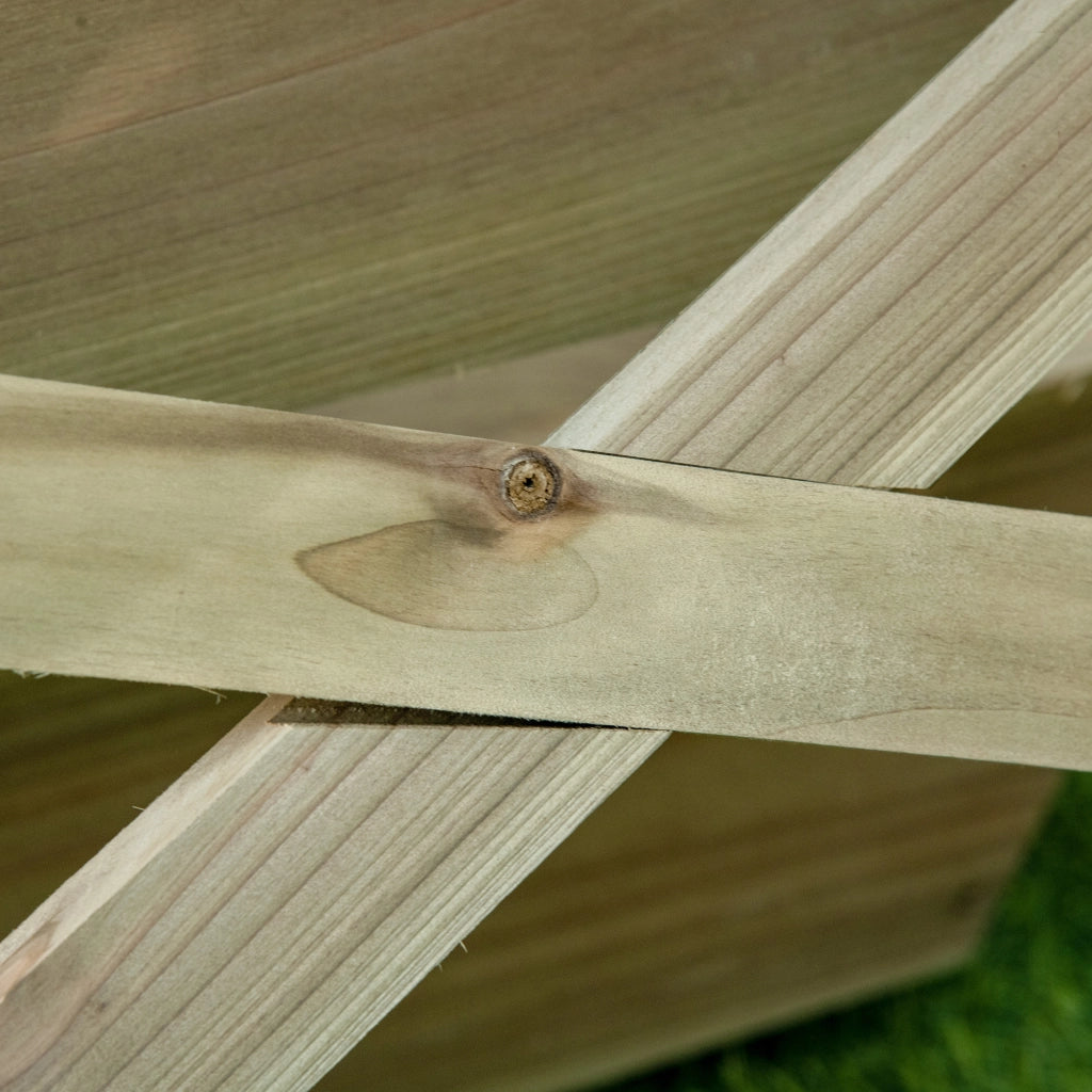 Fioriera a Scala 3 Livelli Legno per Giardino ¨C zephmum ¨C 71x61x77 cm Natural