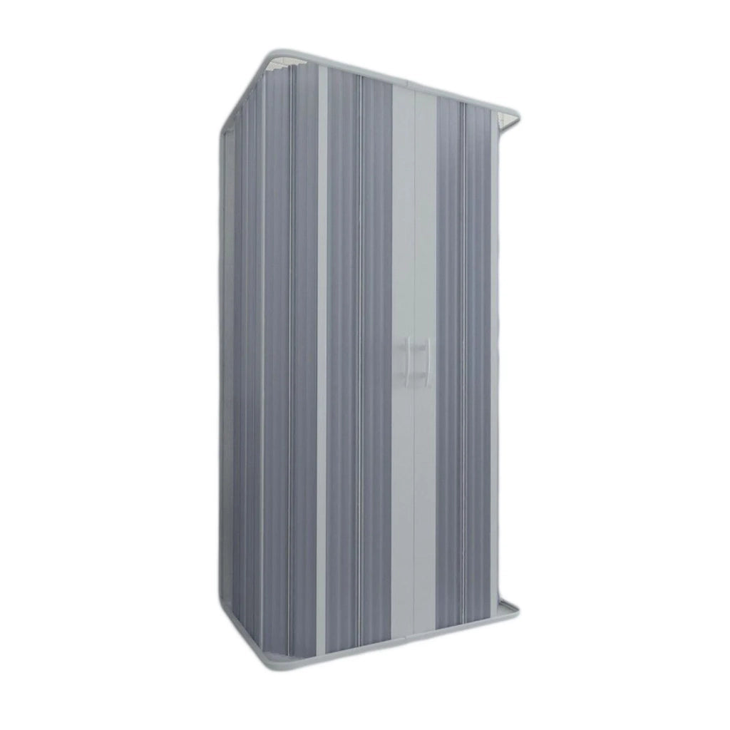 Box Doccia a 3 Lati in PVC 80x80x80CM H185 a soffietto con Apertura Centrale colore Bianco mod. Flex