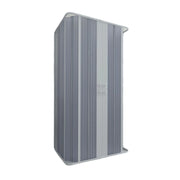 Box Doccia a 3 Lati in PVC 80x80x80CM H185 a soffietto con Apertura Centrale colore Bianco mod. Flex