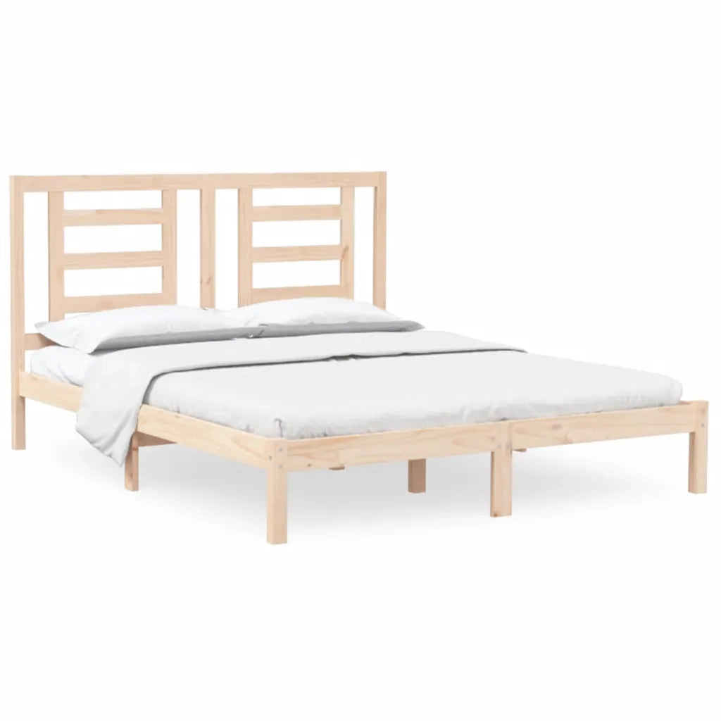 Giroletto senza Materasso 160x200 cm in Legno Massello di Pino 3104358
