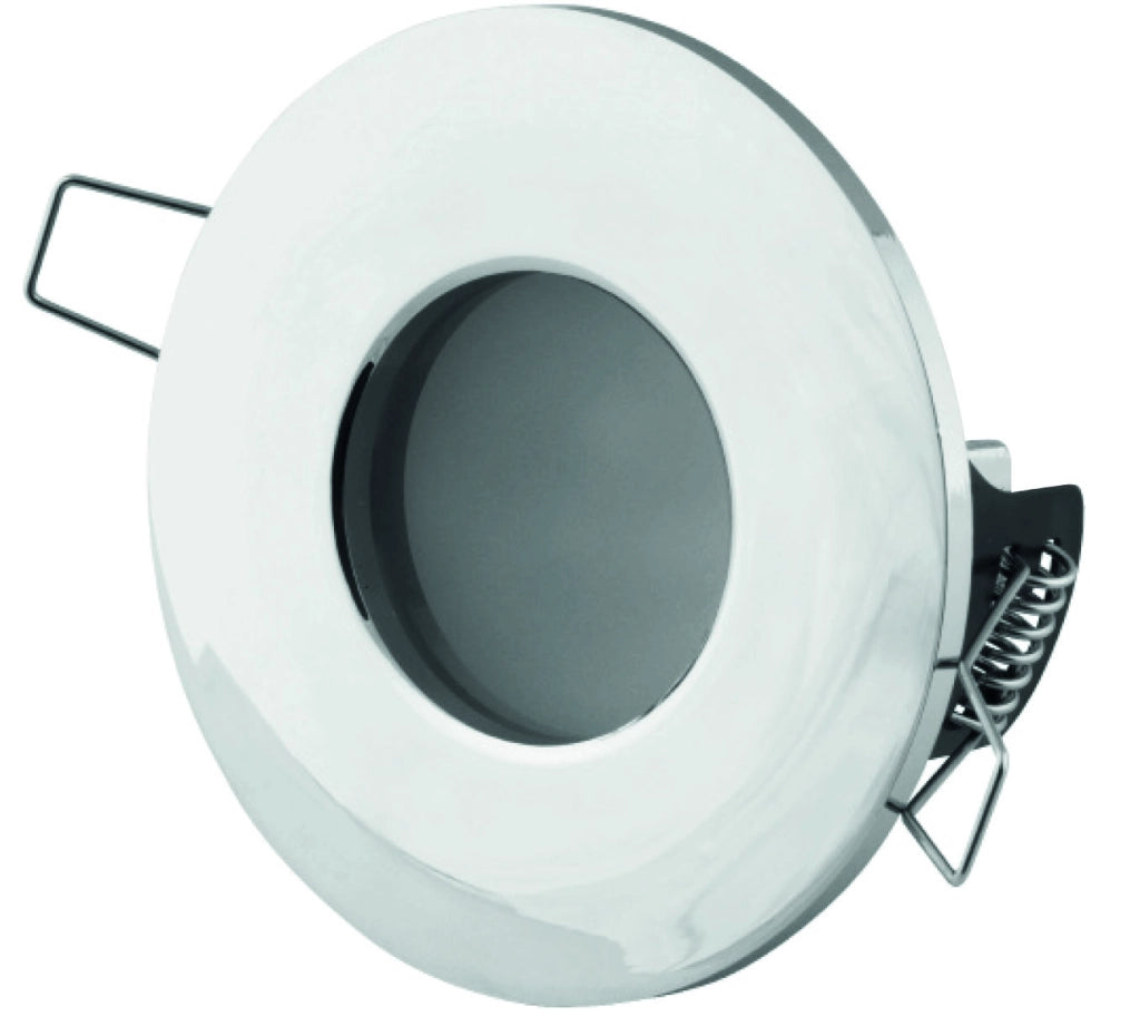 Faretto incasso bagno tondo cromo GU5.3 IP65 Maxlight