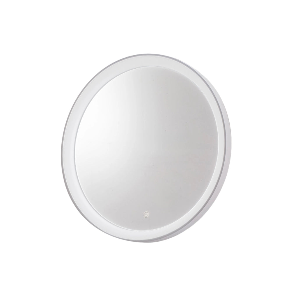 KRIZIA A/M - Applique Led 30W Dimmerabile con Specchio, Touch CCT 3000K-4000K, Antiappannamento, Finitura Bianco Satinato - Gealuce
