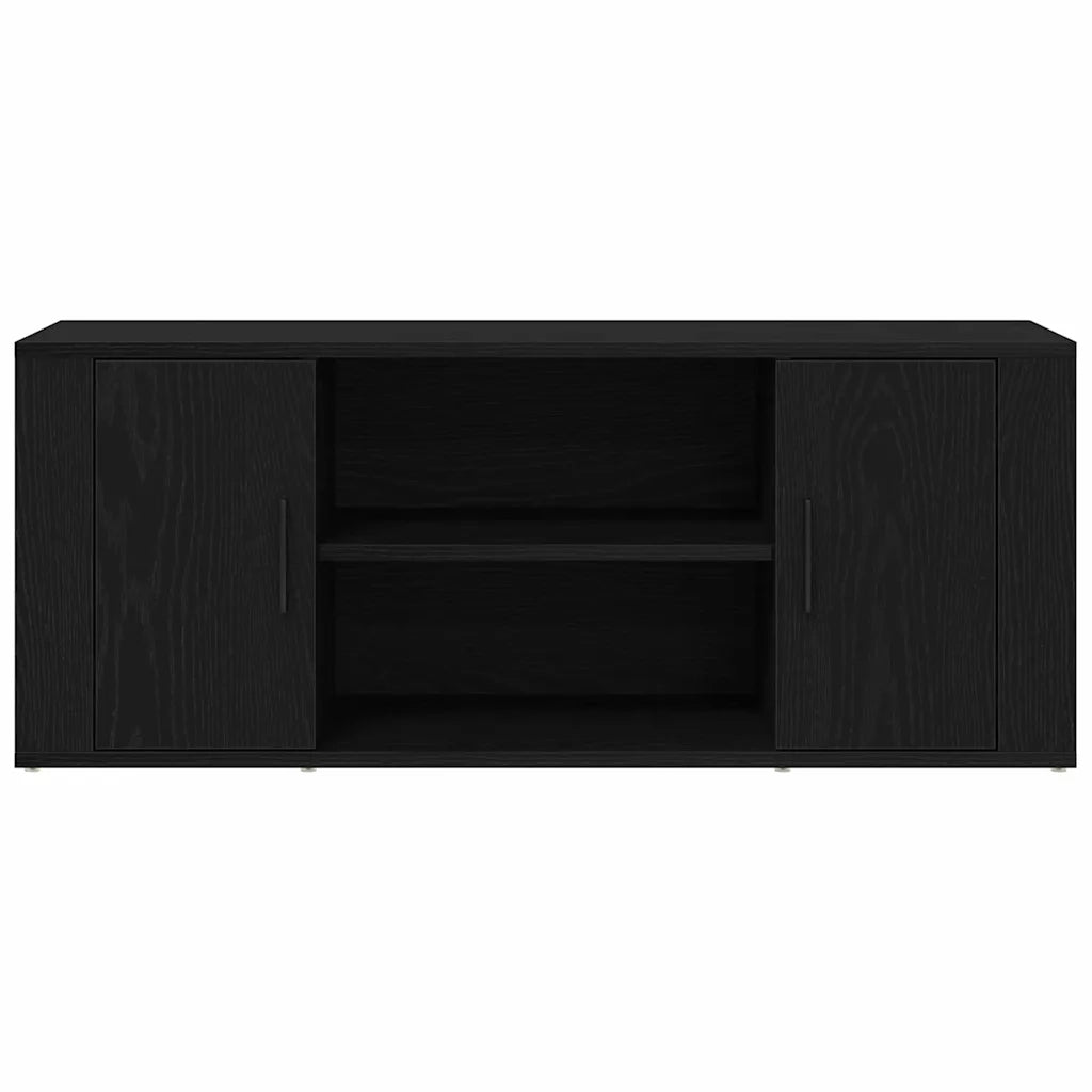 Mobile TV 100 x 35 x 40 cm Rovere nero Legno ingegnerizzato 862125