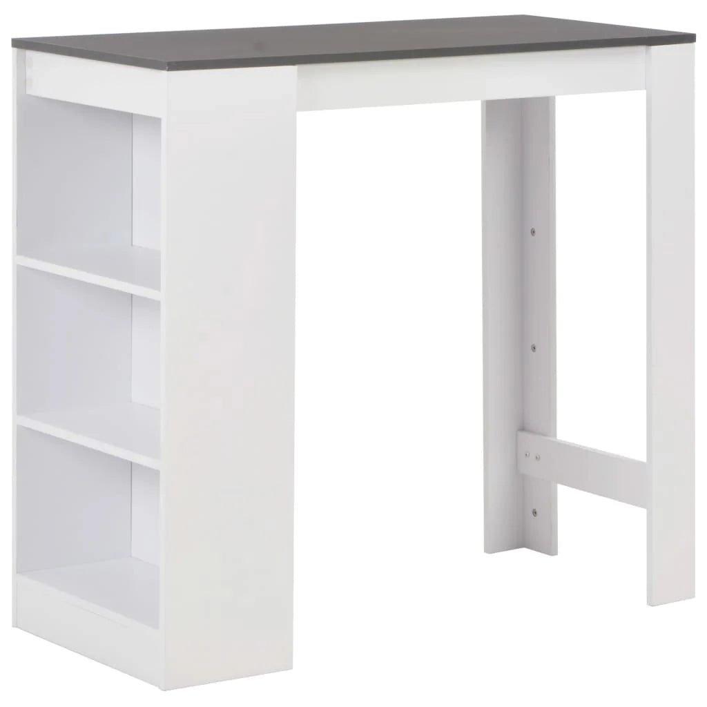 Tavolo alto da bar/bistrot con ripiano bianco 110 cm 0902053/2