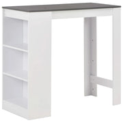 Tavolo alto da bar/bistrot con ripiano bianco 110 cm 0902053/2