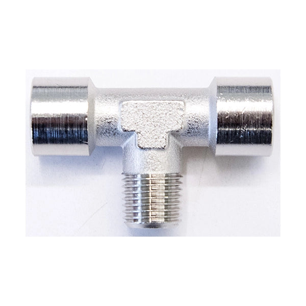 Raccordo T 3/8 " aria F - M - F.