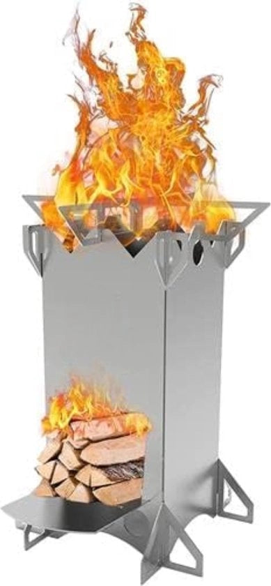 Stufa a razzo per campeggio - Cottura al chiuso per esterno - Cottura a gas portatile - Cotture a gas portatili - Cottura a gas portatile - Cucina all'aperto