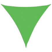 Vela Parasole | Telo Ombra | Vela da ombra 160 g/m2 Verde Chiaro 4,5x4,5x4,5 m in HDPE