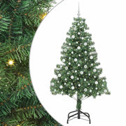 Albero di Natale | Decorazioni natalizie con 300 LED con supporto Verde 210 cm PVC
