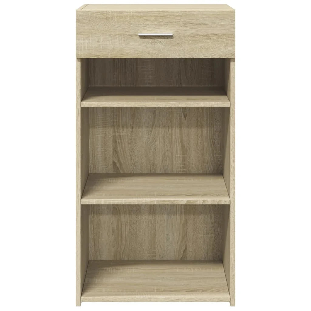 Buffet credenza cassettiera armadio mobile contenitore organizer cucina soggiorno rovere Sonoma 50 x 42,5 x 93 cm legno ingegnerizzato marrone 02_0031577