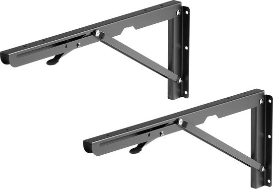 Supporto per pannelli metallici - carico pesante - MZ001 supporto per pannelli - supporto per parete - console a scomparsa - angolo per parete - sostegno console per pannelli